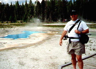 Tim at Yellowstone