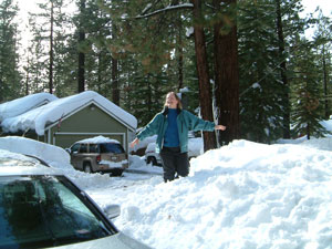 Sharon in the Snow